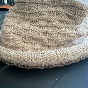 Cozy Knit Tan Hat